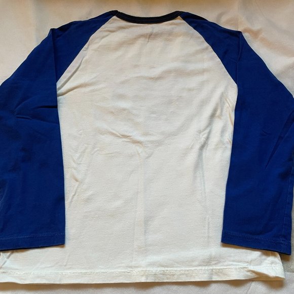 Children's Place Blue and White Soccer T-Shirt, 7/8 - Picture 4 of 8